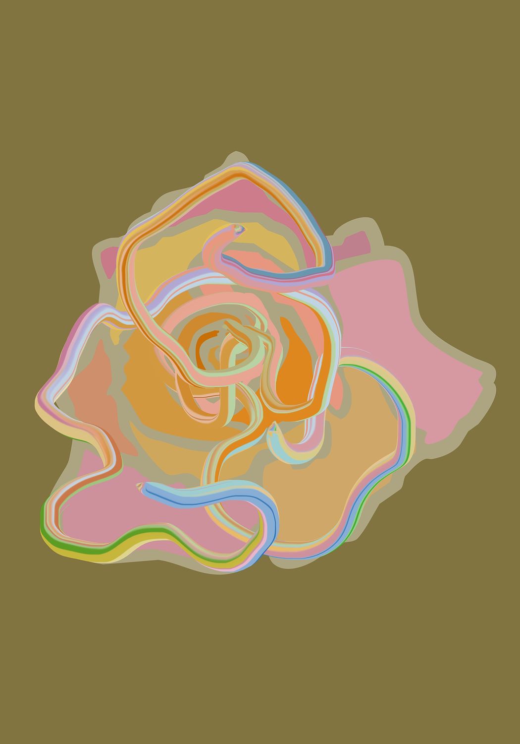 Tubular Rose GOLD