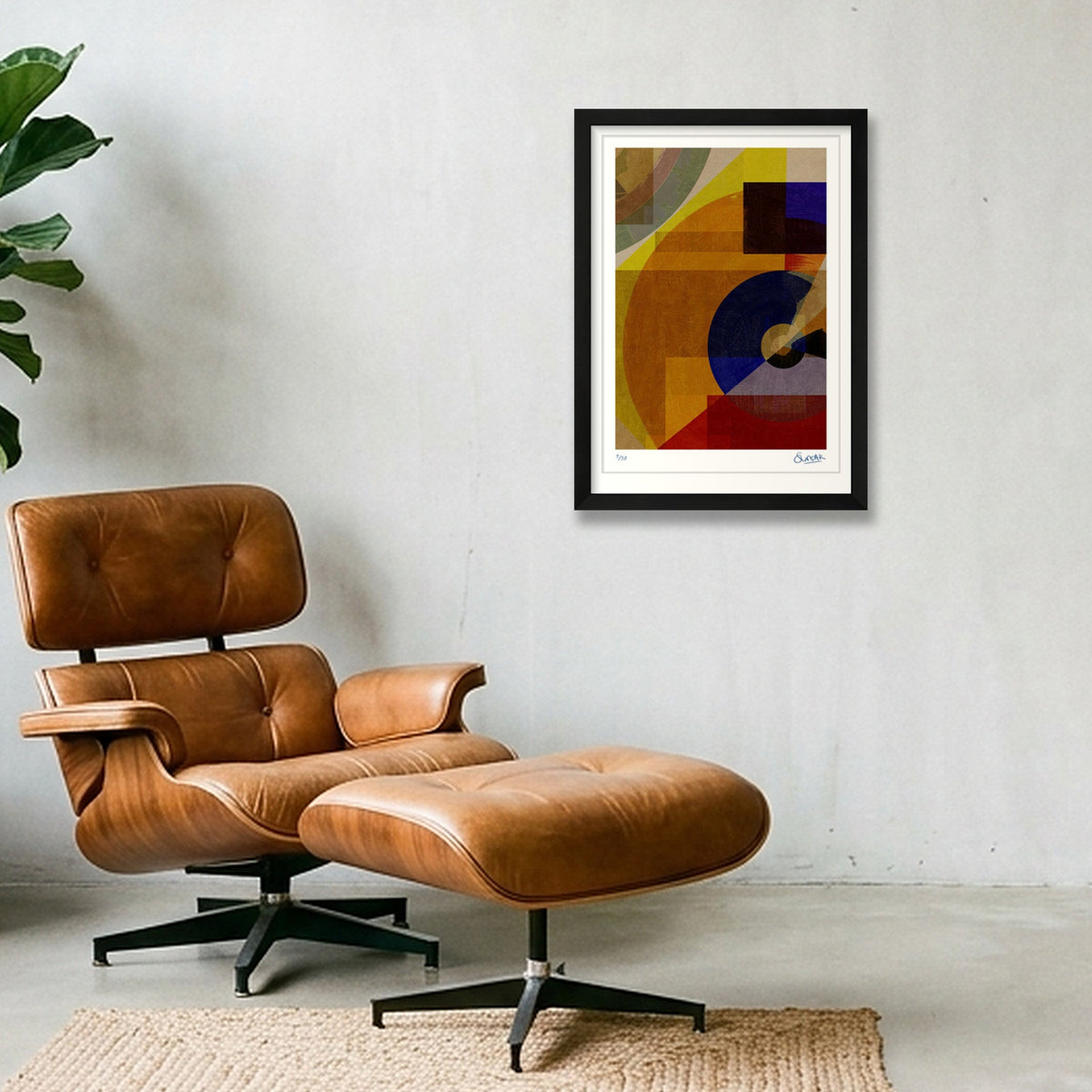 Metro Deco 7 SEVEN — A3 (30×42cm, 12×17") Black Frame