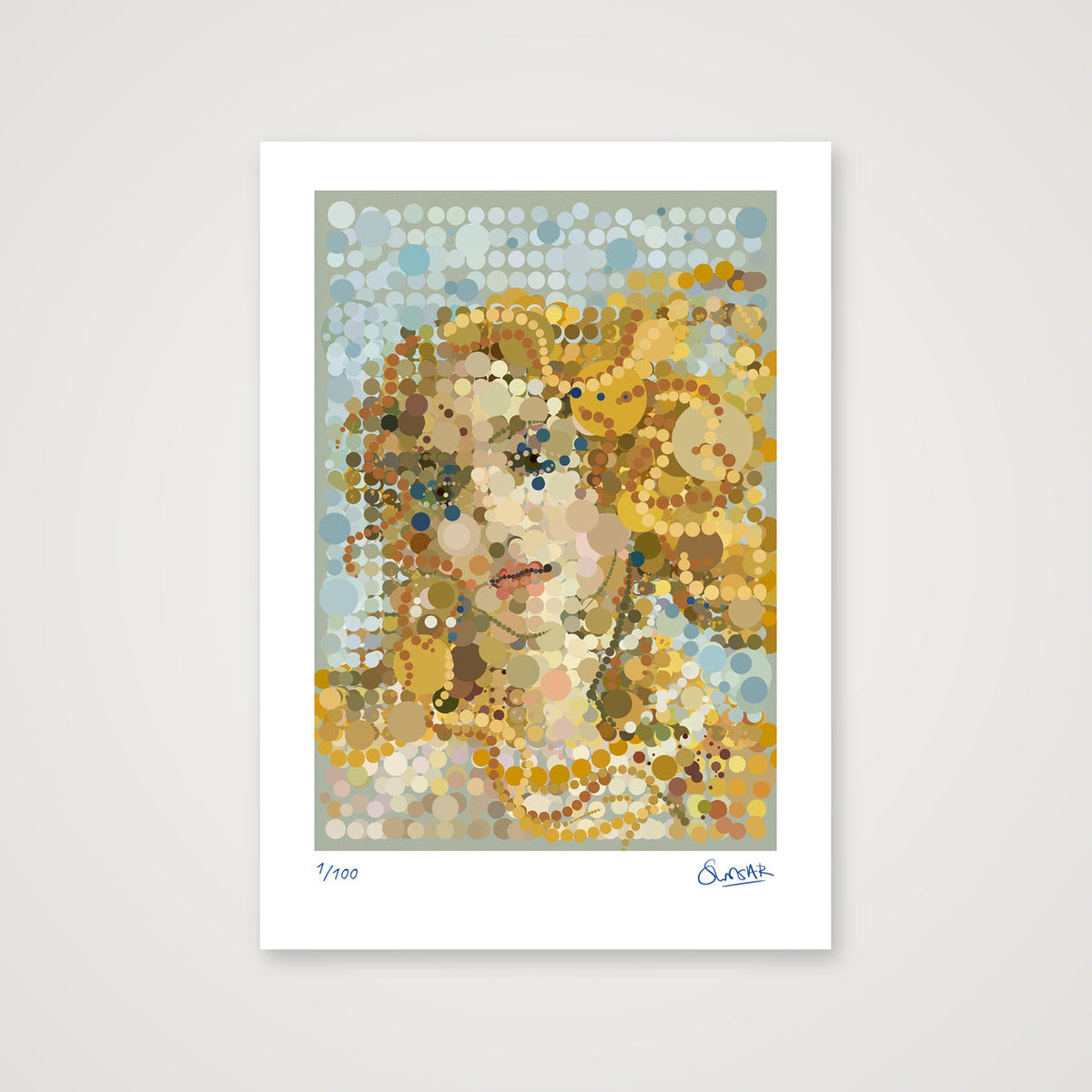 Dotticelli Venus — A4 (21×30cm, 8×12") Print only