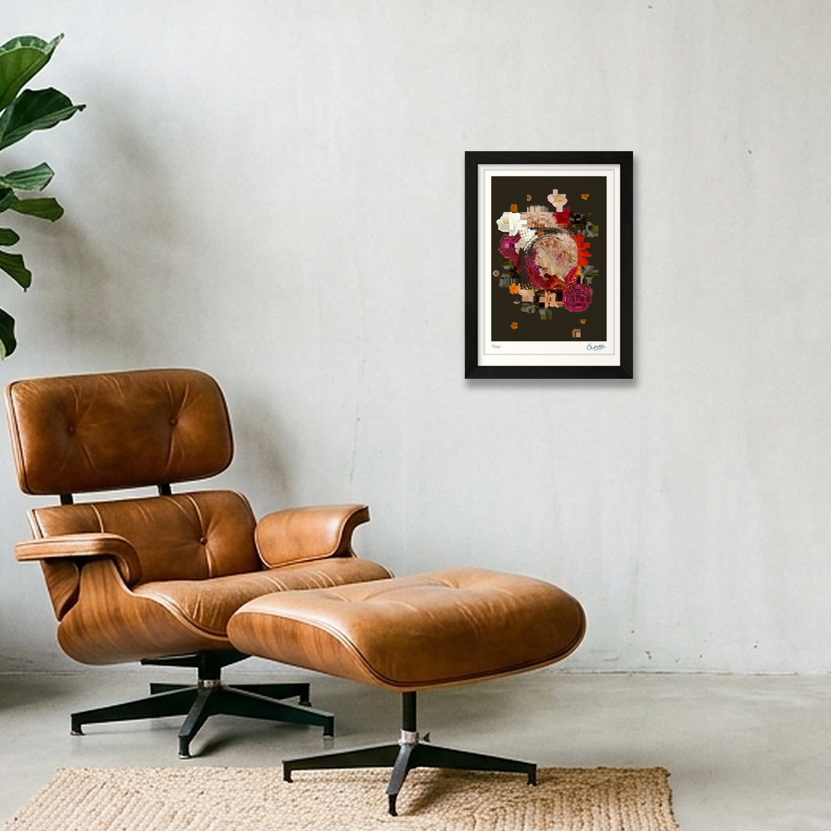 Arrangement 001 — A4 (21×30cm, 8×12") Black Frame