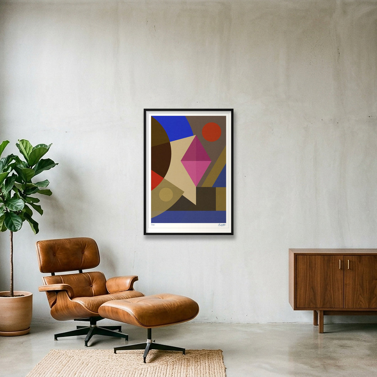 Mutts Nuts 6SIX — 70×100cm, 28×39" Black Frame