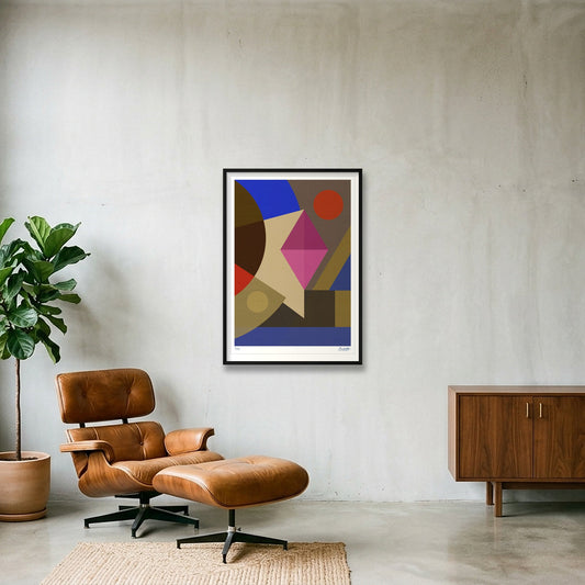Mutts Nuts 6SIX — 70×100cm, 28×39" Black Frame