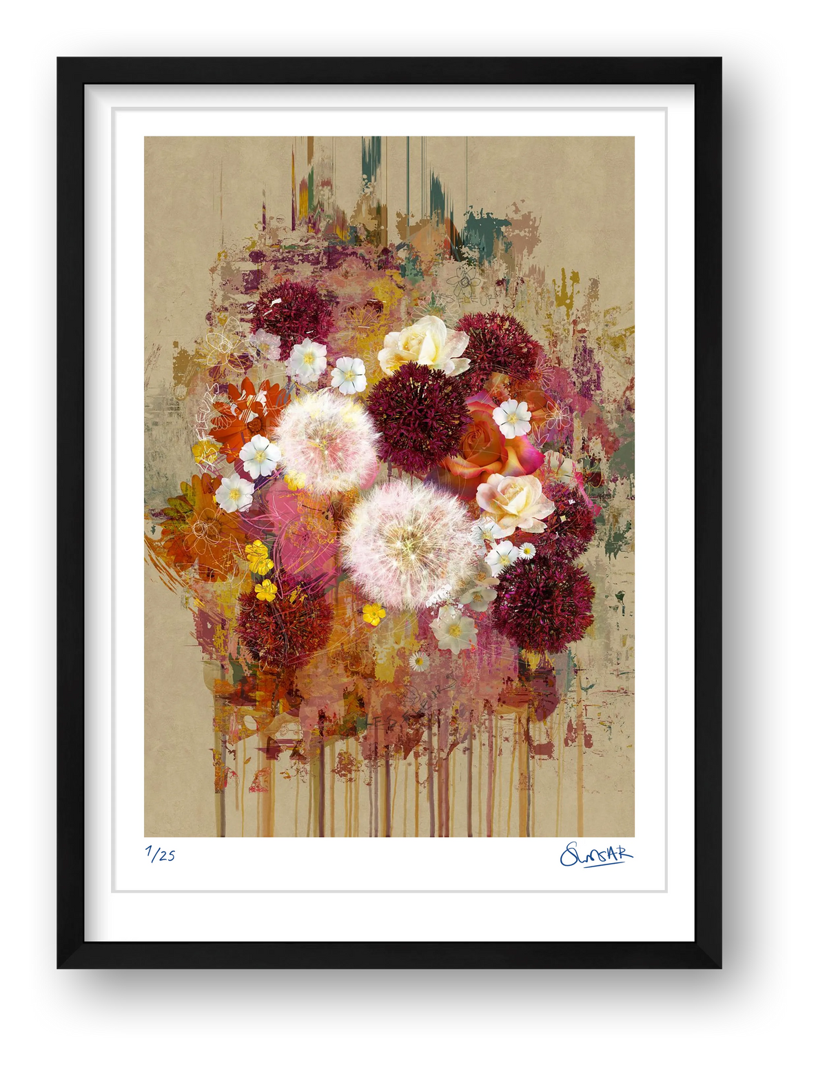 Abstract Arrangement — framed