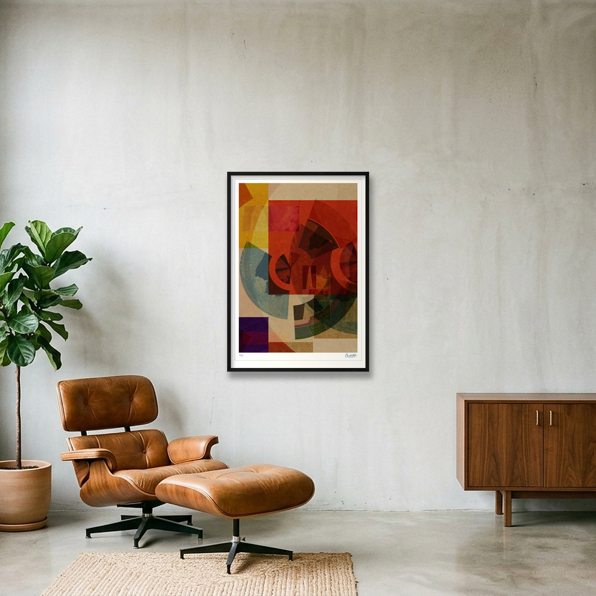 Metro Deco 2TWO — 70×100cm, 28×39" Black Frame