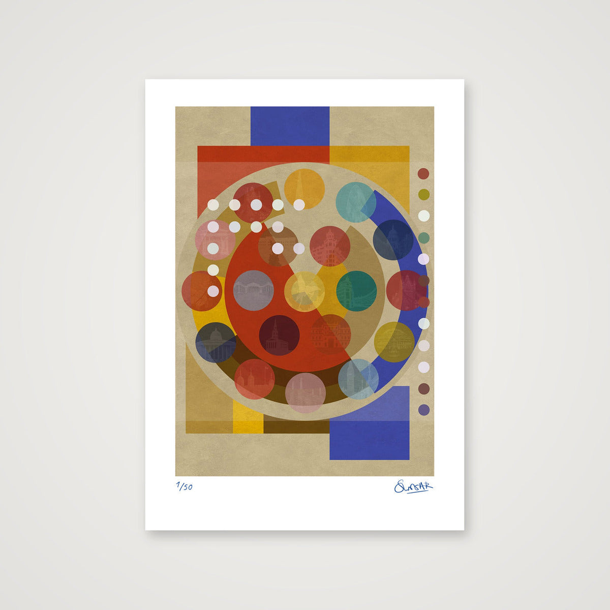 HotSpots 1ONE — A3 (30×42cm, 12×17") Print only