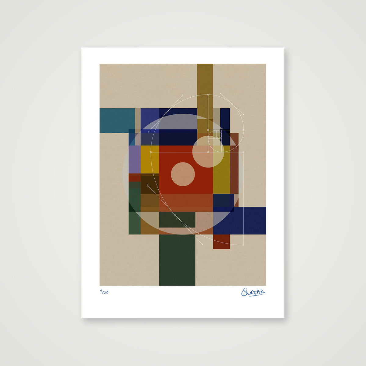 GeoDeco SIX — 30×40cm, 12×16" Print only