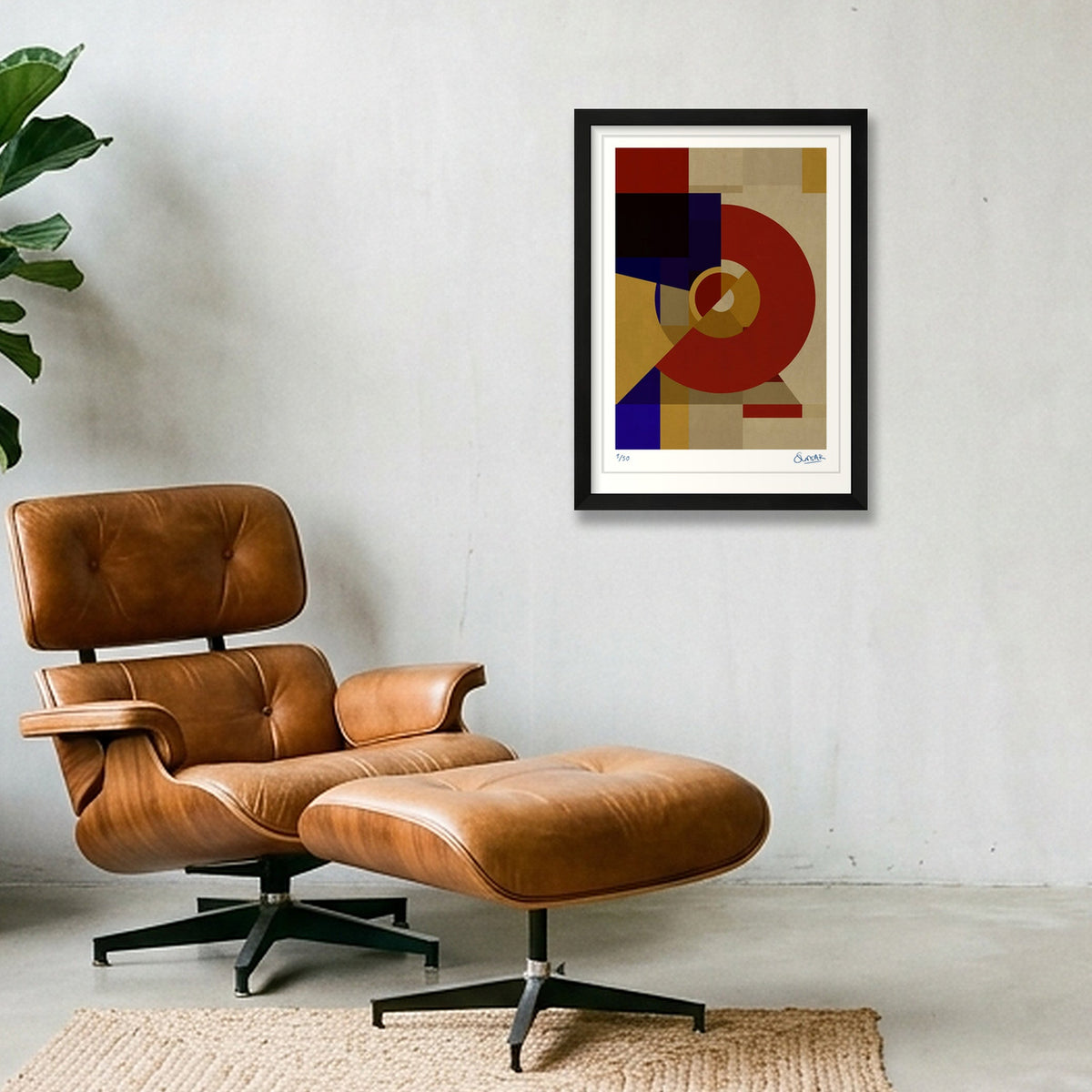 Deco Squares 7SEVEN — A3 (30×42cm, 12×17") Black Frame