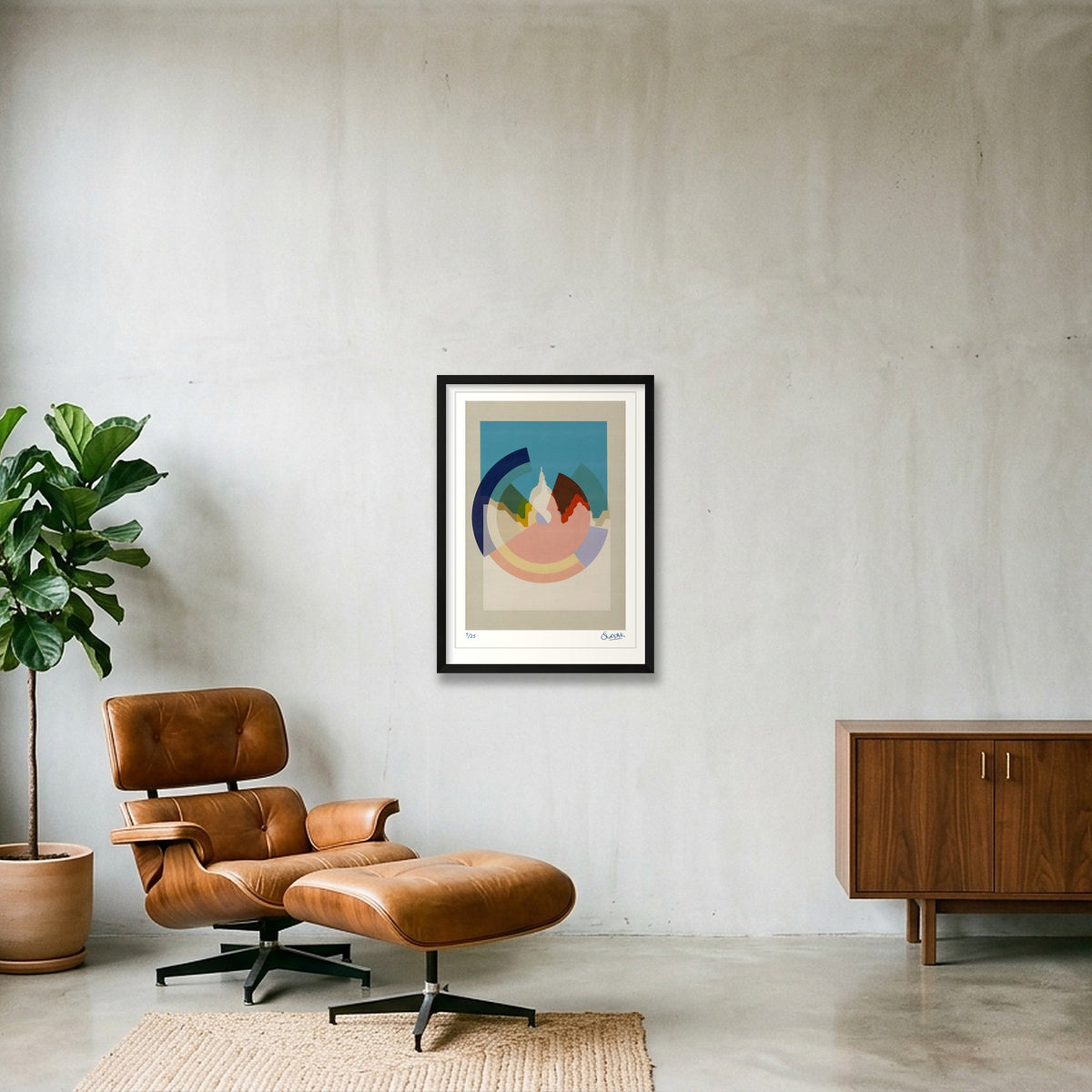 New Era Saint Paul's — 42×59cm, 17×23" Black Frame