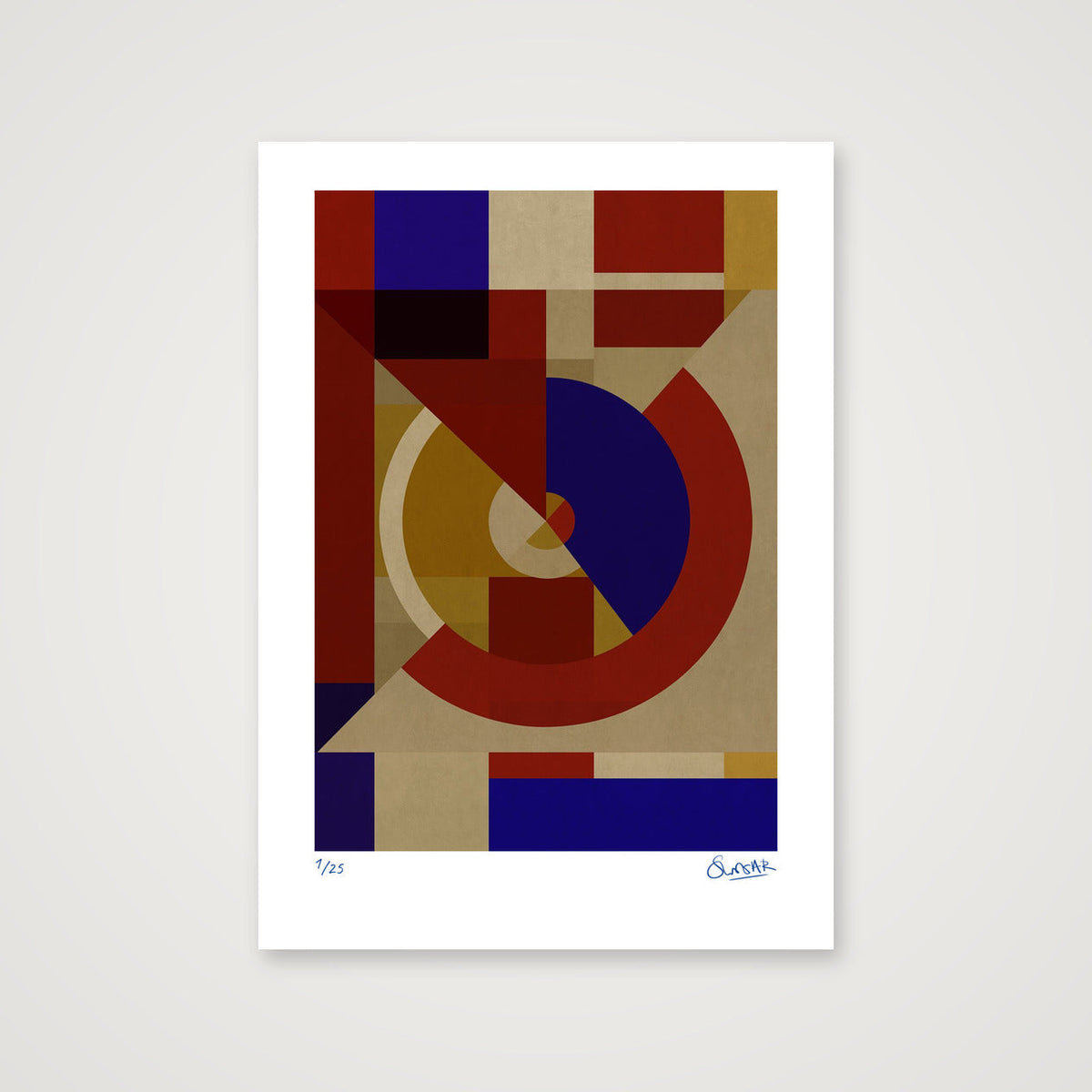 Deco Squares 8EIGHT — 42×59cm, 17×23" Print only