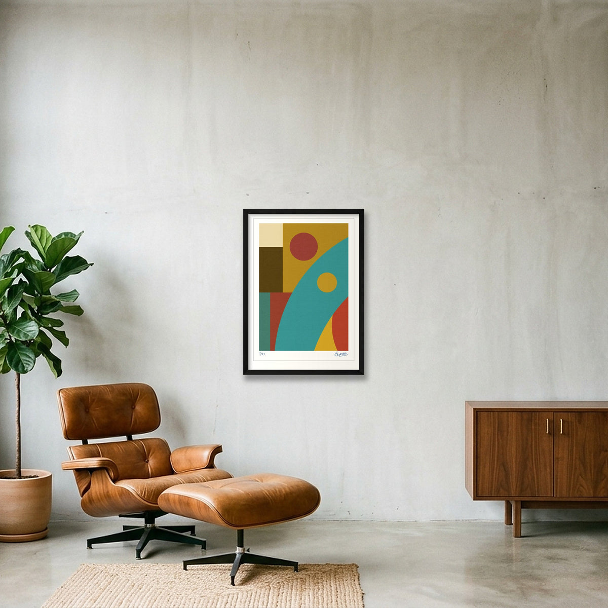 Bee's Knees 4FOUR — 42×59cm, 17×23" Black Frame