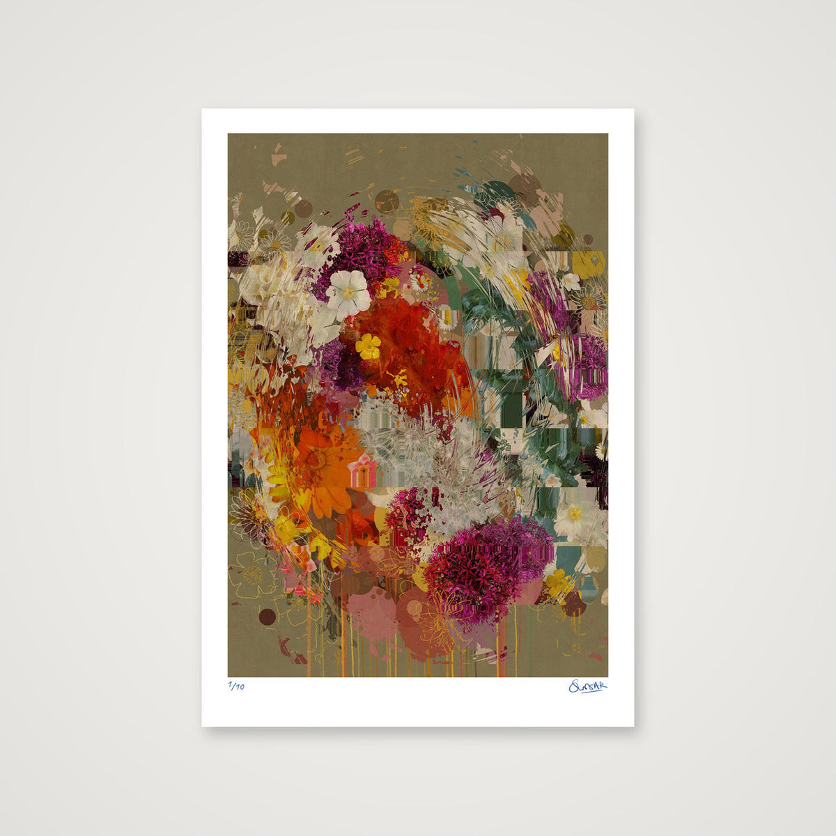 Digital Arrangement — 70×100cm, 28×39" Print only