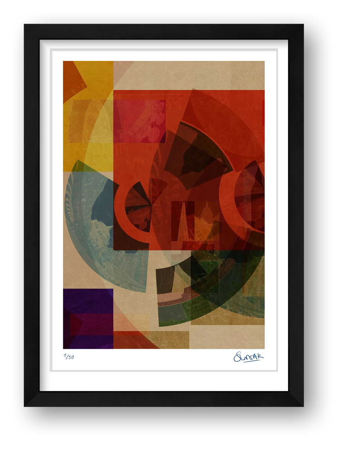 Metro Deco 2TWO — framed