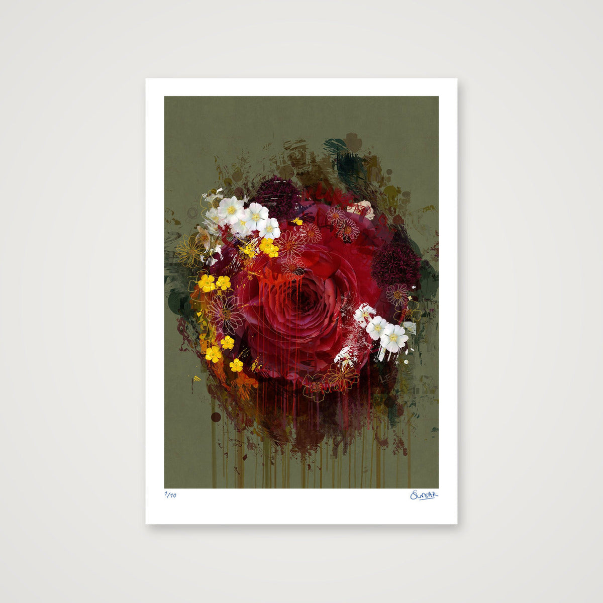 New Rose — 70×100cm, 28×39" Print only