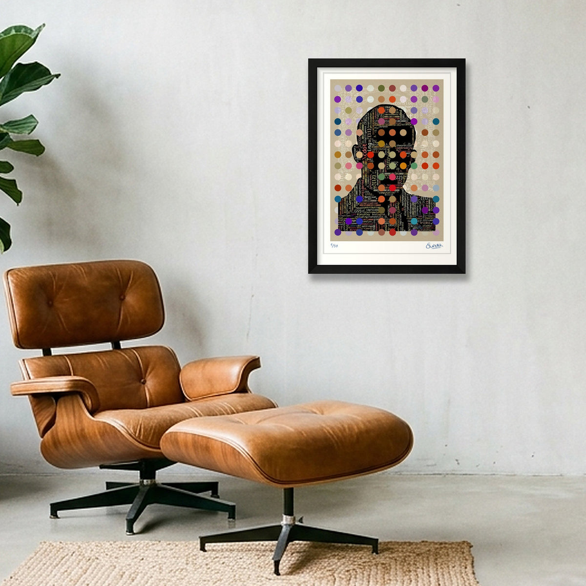 Turing Code — A3 (30×42cm, 12×17") Black Frame