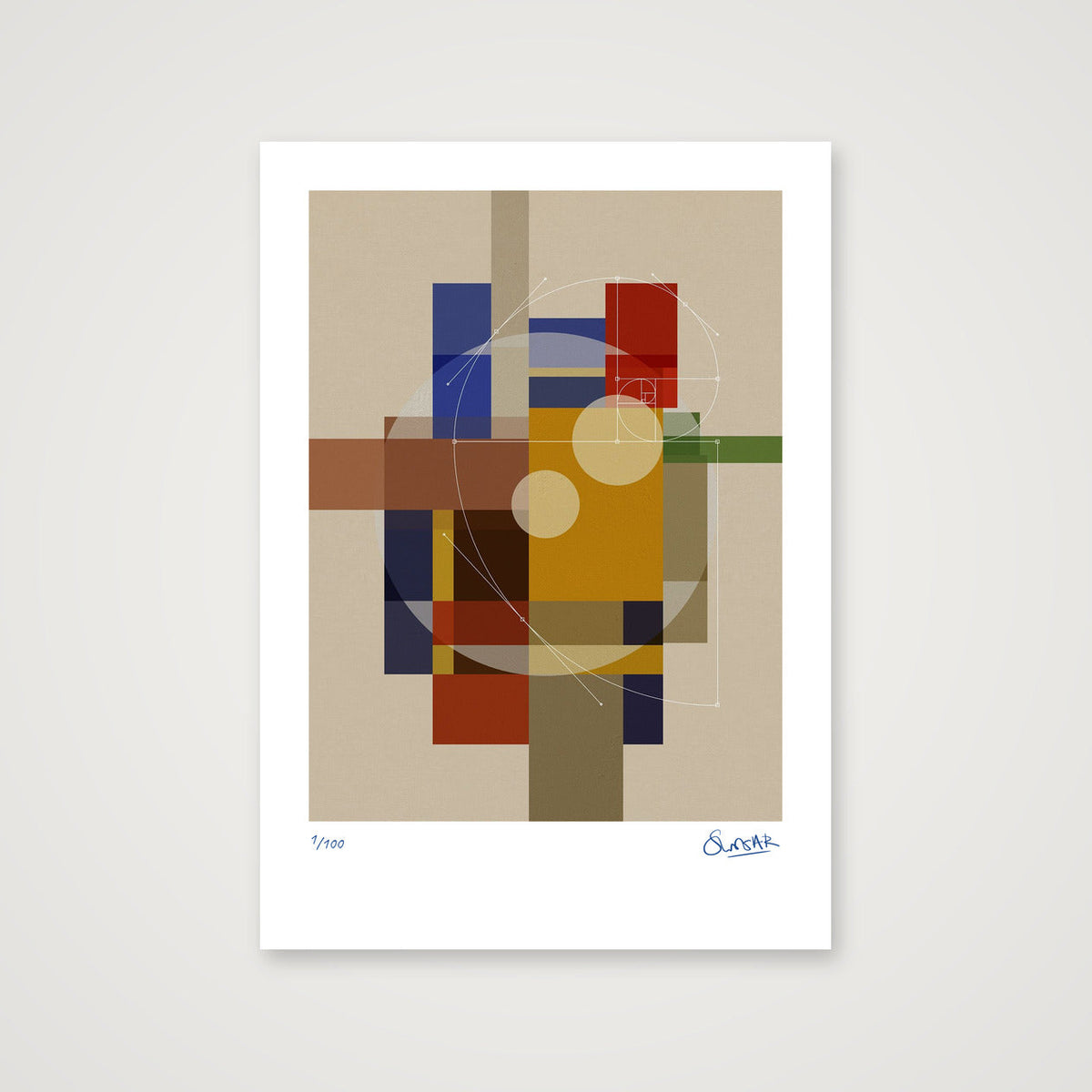 GeoDeco TWO — A4 (21×30cm, 8×12") Print only