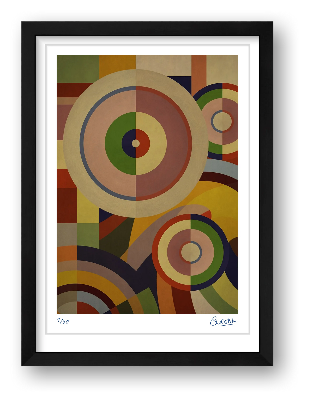 Sonia Circles 1ONE — framed